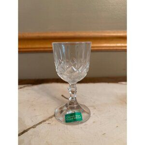 Clarenbridge Crystal Ireland Kells 4-Piece Wine Glass Goblet Set Vintage